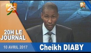 JOURNAL FRANÇAIS DE 20H DU 10 AVRIL 2017 avec Cheikh DIABY