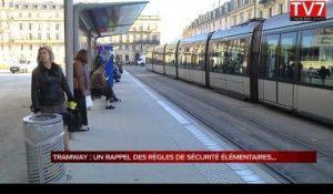 Bordeaux : rappel des règles de sécurité autour du tramway