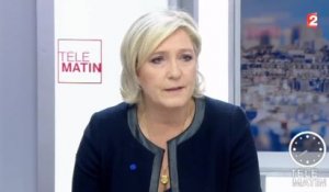 Selon Marine Le Pen, un «groupuscule d'extrême gauche» est à l'origine de l'incendie de son QG