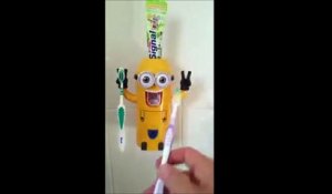 Distributeur à dentifrice Minion... Vos enfants vont adorer se brosser les dents