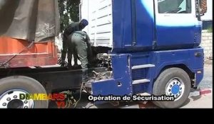 Arrestation spectaculaire d'un camion rempli de chanvre indien sur l'autoroute