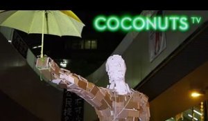 An interview with the artist behind Umbrella Man: Occupy Hong Kong