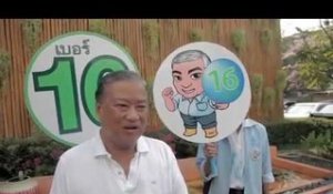 Bangkok governor elections 2013: Sukhumbhand Paribatra on the campaign trail