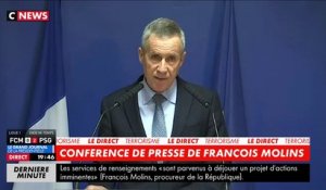 François Molins s'exprime sur l'attentat déjoué