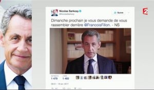 Campagne présidentielle : Sarkozy affiche son soutien à Fillon