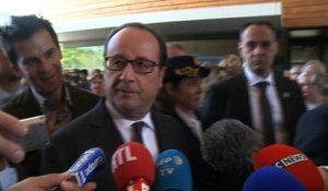 Hollande appelle "tous les Français à aller voter"