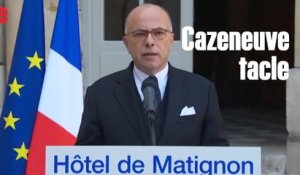 Après l'attaque des Champs-Élysées, Cazeneuve tacle Fillon et Le Pen