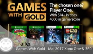 Trailer - Games With Gold (Les Jeux de Mai 2017 sur Xbox One et Xbox 360)