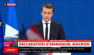 Emmanuel Macron : "nous avons changé le visage de la politique"