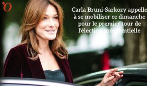 Présidentielle : Carla Bruni-Sarkozy et d’autres personnalités appellent à "aller voter"