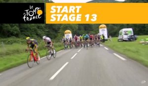 Départ / Start - Étape 13 / Stage 13 - Tour de France 2017