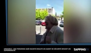 Une veille dame raciste agresse un vigile de supermarché (Vidéo)