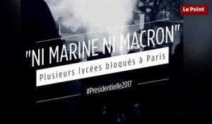 "Ni Marine ni Macron" : plusieurs lycées bloqués à Paris