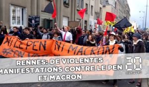 Rennes: Environ 500 personnes manifestent contre Le Pen et Macron
