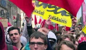 Rennes: manifestation pour dire "non" à Le Pen et à Macron