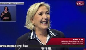 Meeting de Marine Le Pen à Nice - Les matins de la présidentielle (28/04/2017)