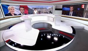 Présidentielles : Marine Le Pen charge Emmanuel Macron, "le visage de la finance", à Villepinte