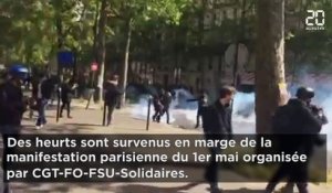 1er mai à Paris: Six policiers blessés, dont deux grièvement, et cinq interpellations