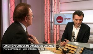 "On ne veut pas un président de la finance, on veut un président de la France" Florian Philippot (02/05/2017)