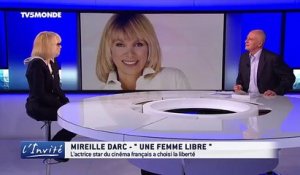Mireille Darc invitée de l'émission "L'invité" sur TV5 Monde