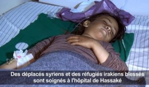 Syrie: des déplacés soignés après l'assaut de l'EI sur un camp