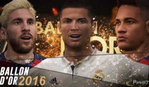 BALLON D'OR 2017   FIFA 17    Cristiano Ronaldo vs Neymar vs Messi