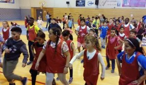 Montélimar : un flashmob pour clôturer un tournoi de basket