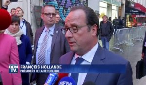 François Hollande au Bataclan ce jeudi soir: "J'avais fait cette promesse"