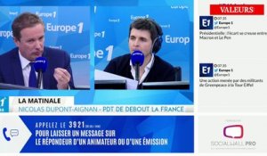 Présidentielle : Dupont-Aignan dénonce la propagande de la presse