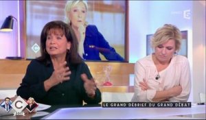C à vous : Anne Sinclair se demande si ce n'est pas la fin de Marine Le Pen