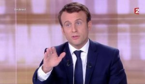 Le Débat : Emmanuel Macron tacle Marine Le Pen sur l'éviction d'Anne-Claire Coudray