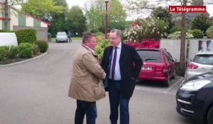 Présidentielle. Richard Ferrand a voté à Motreff