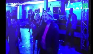 Quand Marine Le Pen fête sa défaite sur le dance floor