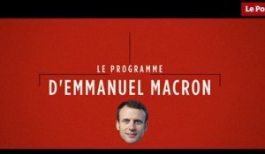 Le programme d'Emmanuel Macron