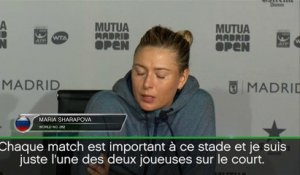Madrid - Sharapova : "Je ne prête pas attention à ce qui se dit autour de moi"