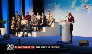 Marion Maréchal-Le Pen : elle arrête la politique
