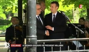 Esclavage : le dernier discours du président Hollande