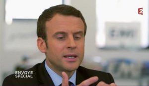 Emmanuel Macron compare la primaire de la gauche et de la droite à "un concours de vachettes"