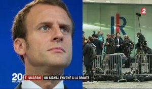 Emmanuel Macron : un signal envoyé à la droite pour les législatives