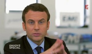 Emmanuel Macron : "Je fais vendre comme une lessive"