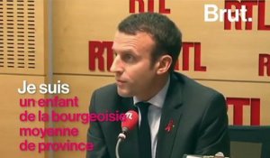 "Pas plein aux as", "guerrier"... Emmanuel Macron vu par Emmanuel Macron