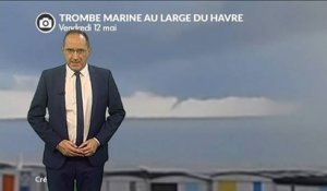 Météo orages : trombe marine en Normandie et bilan des précipitations