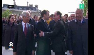 Avant l'investiture du nouveau président, ce que signifient les gestes entre Hollande et Macron
