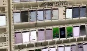 10.000 smartphones pour faire de faux avis et notes sur le net - Ferme à clic en chine
