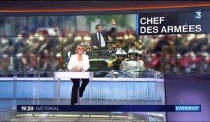 Investiture : Emmanuel Macron a enfilé son costume de chef des armées