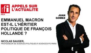 Emmanuel Macron est-il l’héritier politique de François Hollande ?