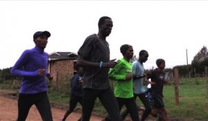 Des réfugiés se préparent pour les championnats d'athlétisme