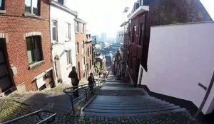 Découvrez la Montagne de Bueren à Liège, des escaliers élus 'les plus extrêmes du monde'