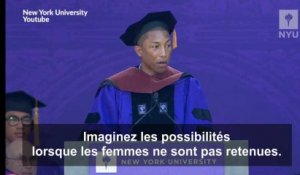 Le message fort et optimiste de Pharrell Williams sur l'égalité hommes/femmes