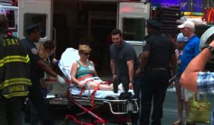 Des témoins racontent l'accident sur Times Square